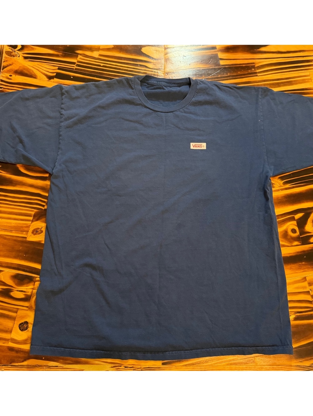 Vans Off The Wall blue T-shirt